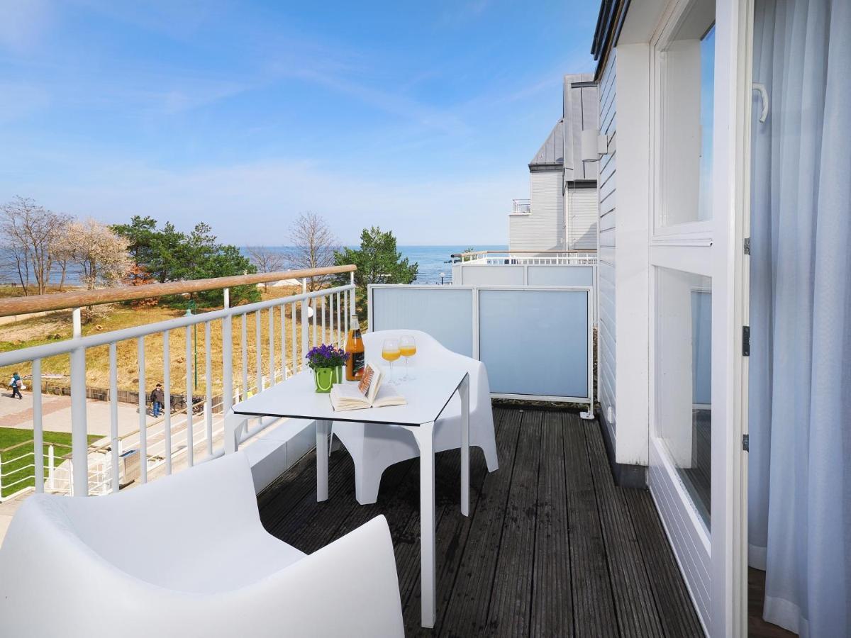 Seebruecke Heringsdorf - 1-Raum-Appartement Mit Balkon S7A Bagian luar foto